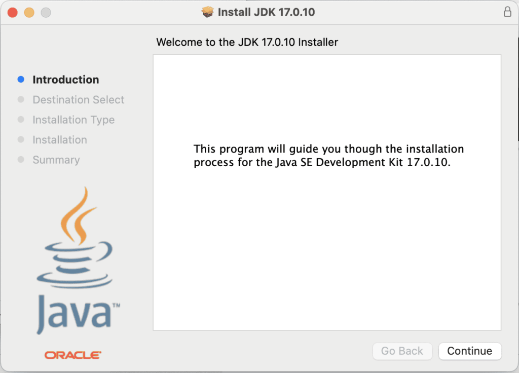 java jdk macos introduction